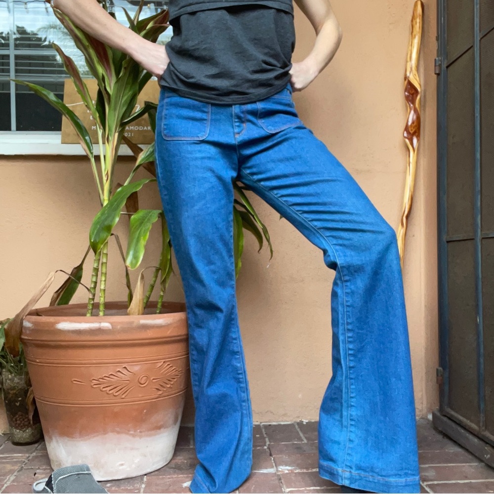 American Apparel Flared Jeans 70s 00s LIKE NEW Size 26